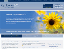 Tablet Screenshot of cyril-jones.co.uk
